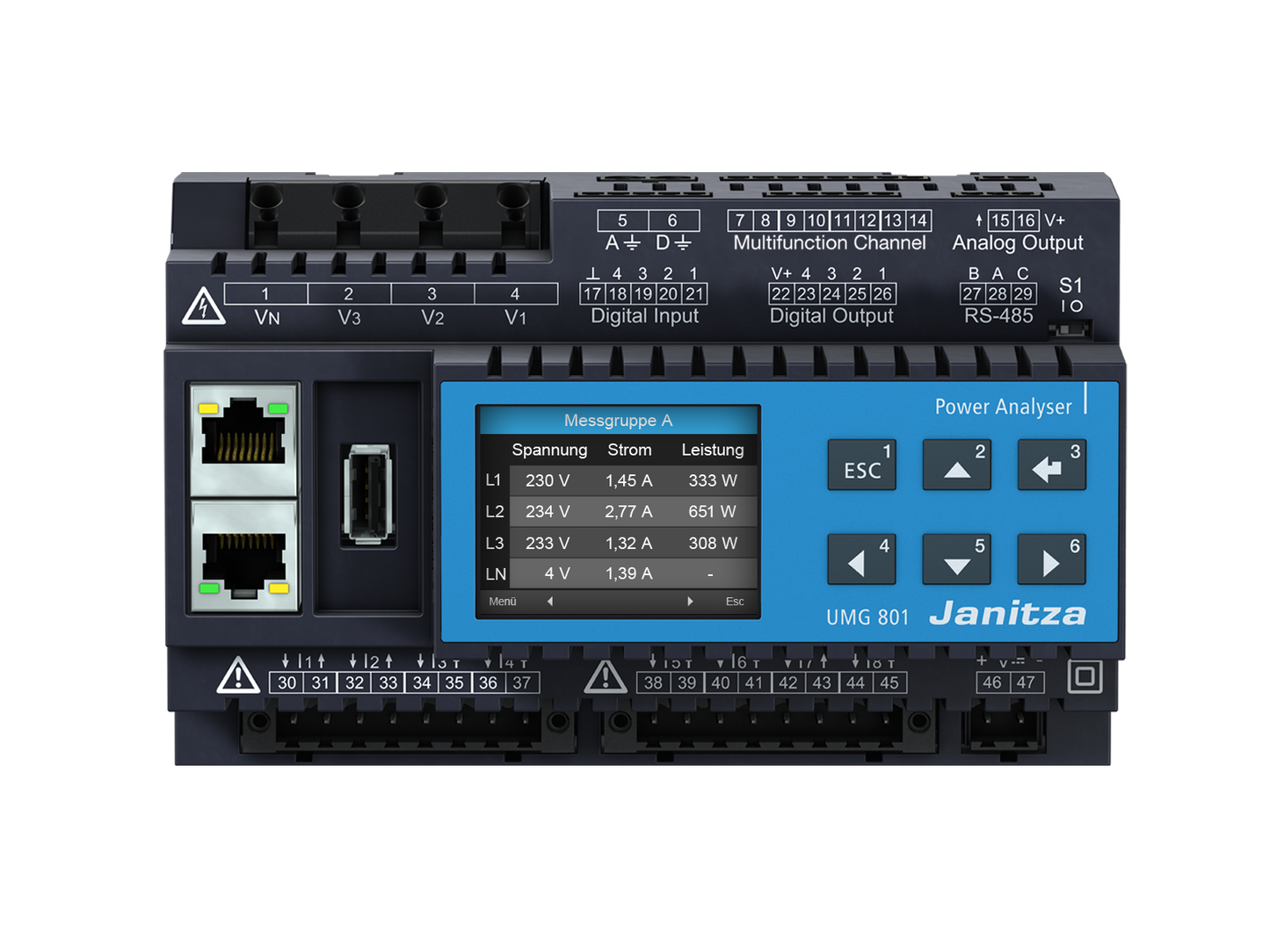 Janitza UMG801 Power Analyzer