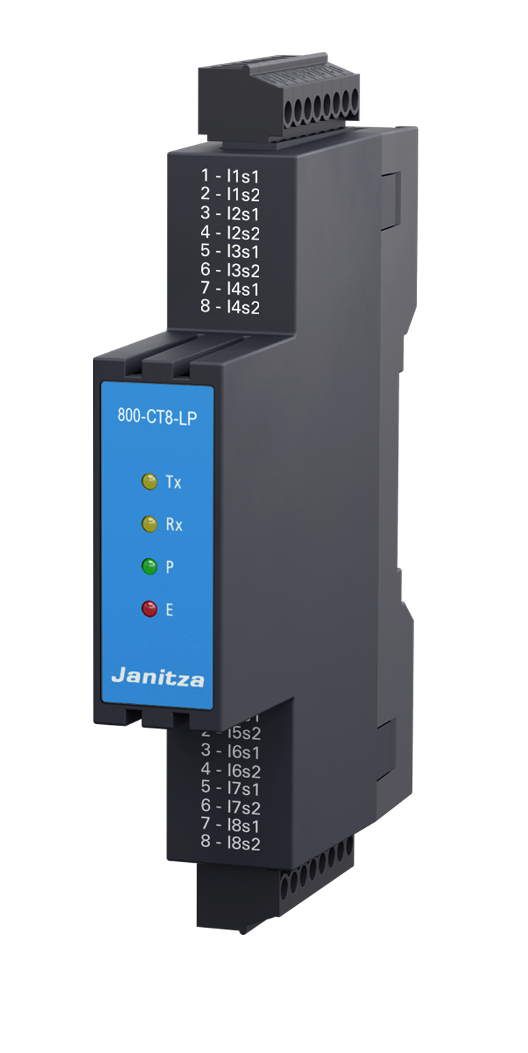 800-CT8-LP | 2x 4 channel current measuring module ../333mV for UMG 800 series